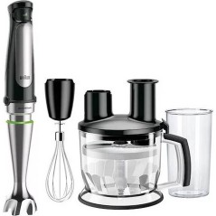 Braun Multiquick 7 MQ 7075X Immersion Blender Premium - Sleek Black & Brushed Stainless Steel for Effortless Blending!